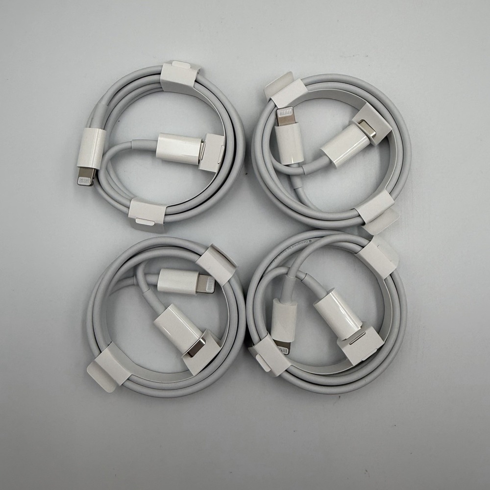 (4) Genuine Apple USB-C To Lightning Charge Cable - 1 Meter